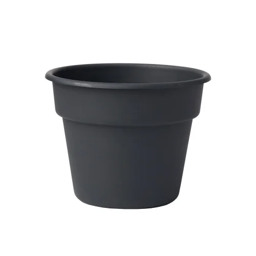 Mainstays Flint Resin Planter, Rich Black, Indoor and Outdoor
