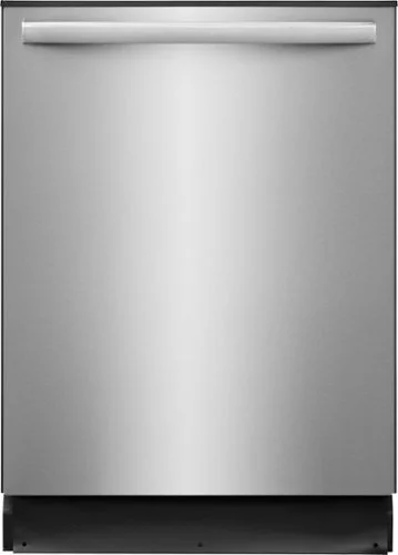 Frigidaire - Gallery 24" Top Control Built-In Hybrid Tub Dishwasher with OrbitClean, Maxboost Dry, and 51 dBA - Stainless Steel