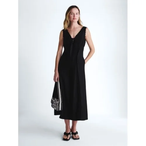 Scoop Women&rsquo;s and Women's Plus Keyhole Maxi Dress, Sizes 0-26W