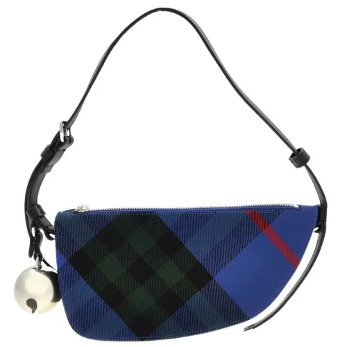 Burberry Jacquard Woven Check Shield Sling Bag 8086020