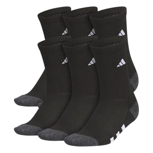 adidas Kids Athletic Cushioned Crew Socks 6 Pairs