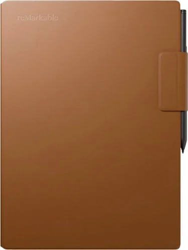 reMarkable - Paper Pro - Premium Leather Book Folio for your 11.8'' Paper Tablet - Brown