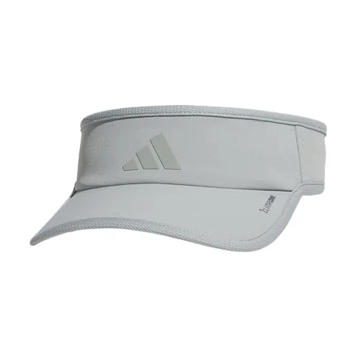 adidas Women's Superlite Visor &ndash; Lightweight Moisture-Wicking Running Tennis Hat, Wonder Sage Green/3, OSFA