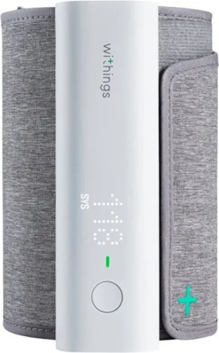 Withings - BPM Connect - Wi-Fi Smart Blood Pressure Monitor - White/Gray