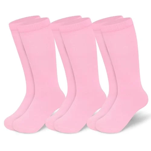 Sarfel Kids Soccer Socks 4-6 Years Pink Softball Socks Girls Soccer Socks 4-6 Years Pink Baseball Socks Kids Baseball Socks Boy