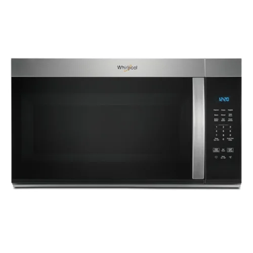 Whirlpool - 1.7 Cu. Ft. Over-the-Range Microwave with 1000-Watts Cooking Power - Stainless Steel