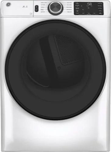 GE - 7.8 Cu. Ft. Stackable Smart 10-Cycle Electric Dryer - White