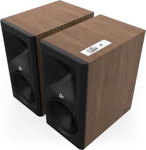 Klipsch The Sevens II 6.5" Wireless/Wired Powered Speakers - Walnut (Pair)