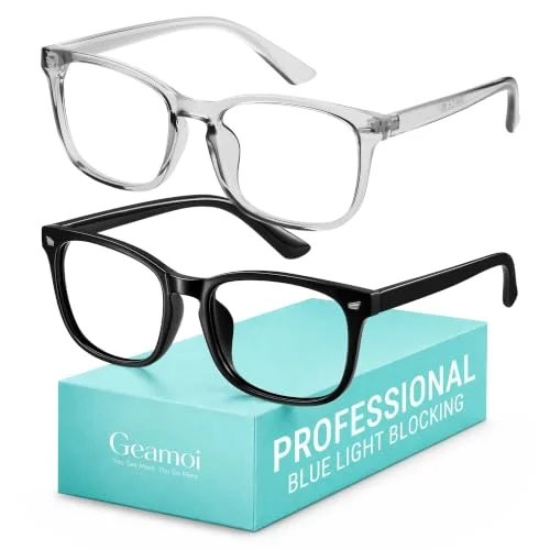 Blue Light Blocking Glasses for Women Men,Lightweight Square Fashion Frames