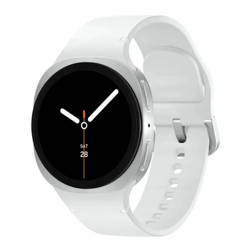 Samsung Galaxy Watch 8 40mm Silver Smartwatch with Two Chargers Model SM-L320NZSCXAA 2025