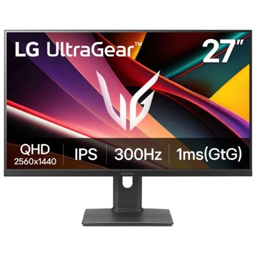 LG 27-inch UltraGear G6 IPS QHD 300Hz 1ms G-SYNC Compatible FreeSync Premium Gaming Monitor - Black