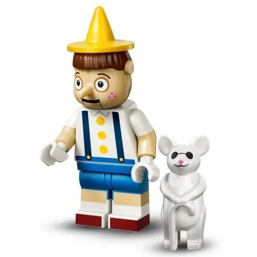 LEGO 71053 Collectible Minifigures Shrek Series Pinocchio Minifigure with Mouse Accessory