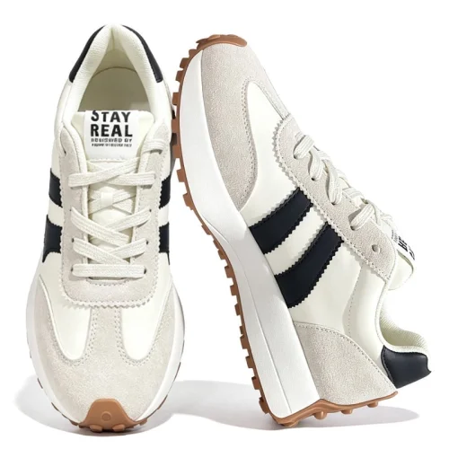 BERANMEY Casual Sneakers for Women Lightweight Non-Slip Fashion Sneakers with Memory Foam Insole