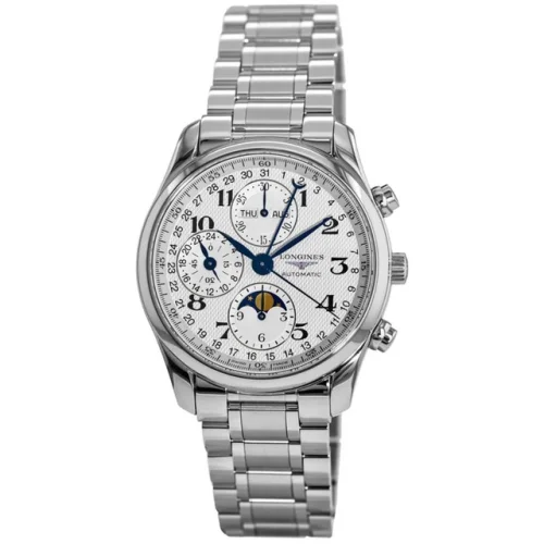 New Longines Master Collection Moonphase Chronograph Men's Watch L2.673.4.78.6