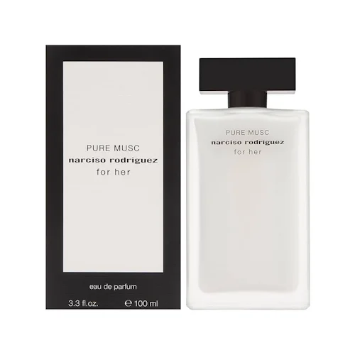Pure Musc for Her by Narciso Rodriguez 3.3 oz Eau de Parfum Perfume for Women New In Box