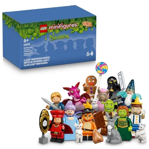 LEGO Minifigures Shrek Series 6-Pack 66815 Mystery Box Multipack with Collectible Character Figures