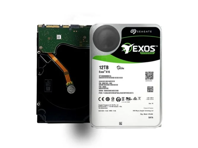 Seagate Exos X16 ST12000NM001G 12TB 256MB 7200RPM 3.5-inch SATA 6Gb/s Enterprise Hard Drive