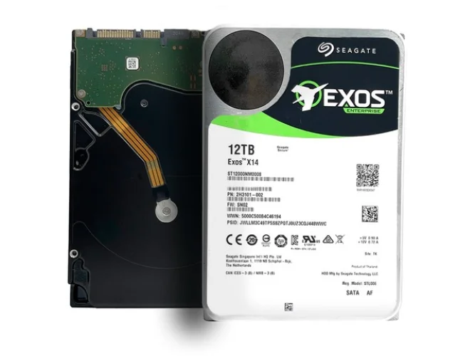 Seagate 12TB ST12000NM0008 7200 RPM SATA 6Gb/s 256MB 3.5-Inch Enterprise Hard Drive