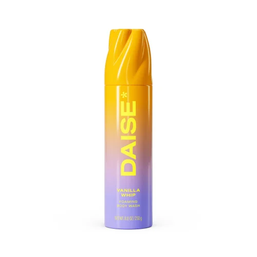 DAISE Foaming Body Wash in Vanilla Whip, Ultra Hydrating Whipped Formula for Skin, 8.8 oz/250 g