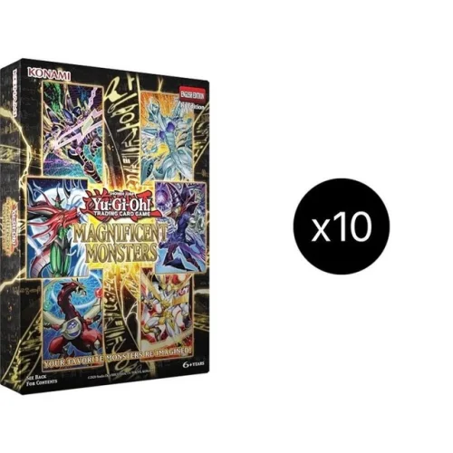Yugioh Magnificent Monsters Display Box (10 Mini Boxes) Factory Sealed