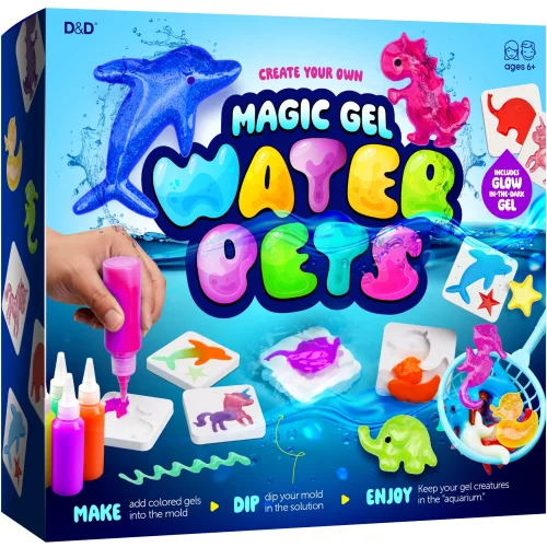 Water Pets for Kids Aqua Fairy Gel Kit DIY Craft Set for Girls and Boys Ages 6 to 12 Years Old