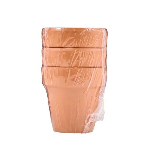 3-Piece Hello Hobby Terracotta Pot Set, 2.62 in