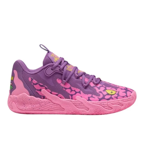 PUMA Hoops X Tmnt Mb.03 Lo Krang Basketball Mens Purple Sneakers Athletic Shoe