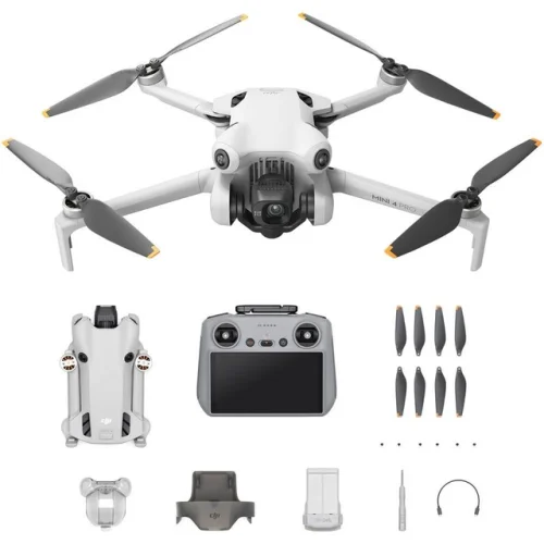 DJI Mini 4 Pro 4K HDR Folding Drone with RC 2 Remote Kit Open Box