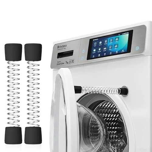 2-Pack Front Load Washer Door Prop, Magnetic Door Holder for Washing Machines and Dryers, Black
