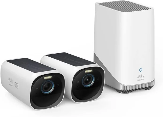 eufy eufyCam 3 Security Camera System 4K Outdoor Wireless Camera with Solar Panel