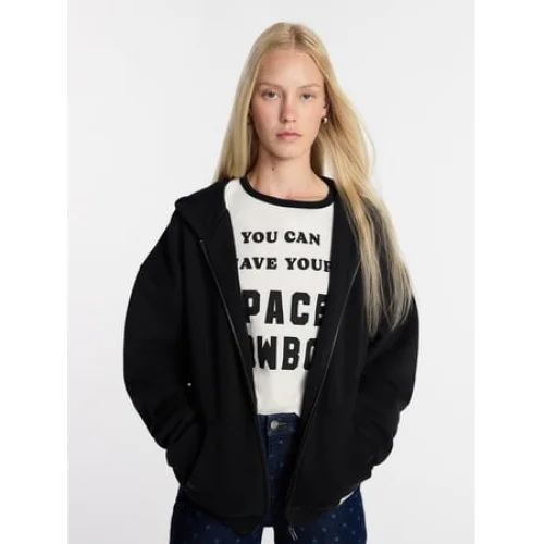 Kacey Lee Women's Texas is Hot Fleece Zip Up Hoodie with Long Sleeves, Available in Sizes XS-XXL