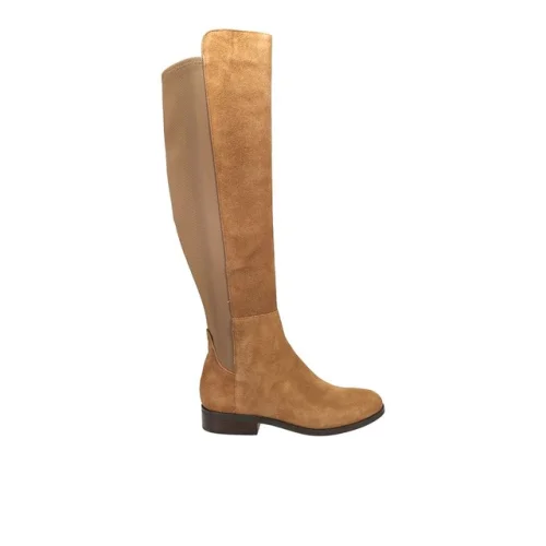 Cole Haan Isabelle Over The Knee Round Toe Zippered Womens Brown Casual Boots
