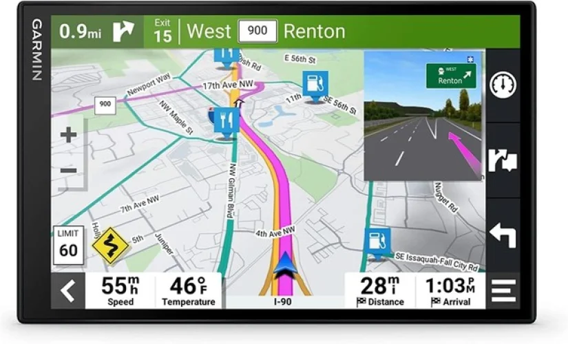 Garmin DriveSmart 86 8-Inch GPS Navigator for Automobiles with Preloaded North American Maps