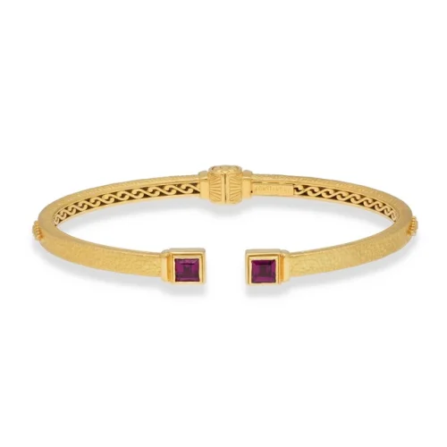 Konstantino Callas 18k Gold Pink Rhodalite Bracelet