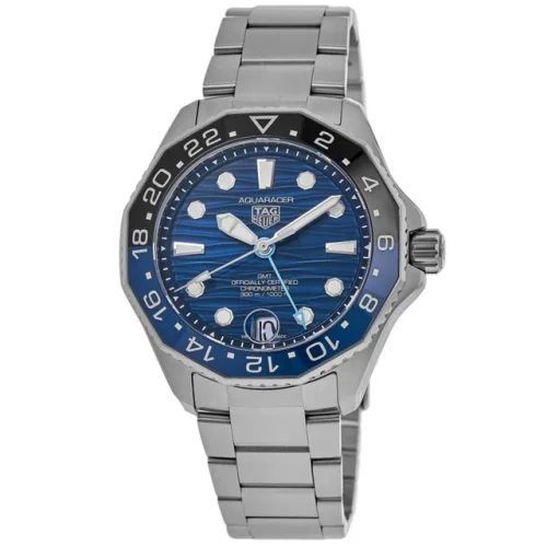 New Tag Heuer Aquaracer Professional 300 GMT Men's Watch WBP5114.BA0013