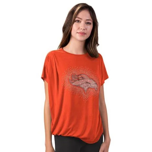 Women's NFL Olivia Bling Tee Shirt by MSX Michael Strahan with Choice of Team and Size