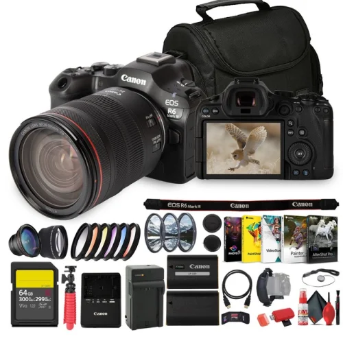 Canon EOS R6 Mark III Mirrorless 32.5MP Full Frame Camera with 24-105mm Lens