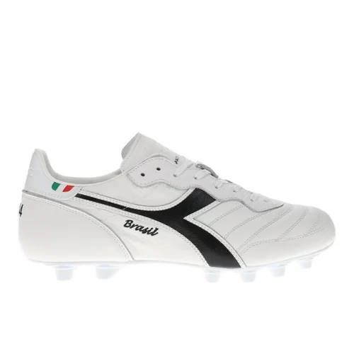 diadora Brasil Ita Og Lt Plus Mdpu Soccer Cleats Mens White Sneakers Athletic Sh