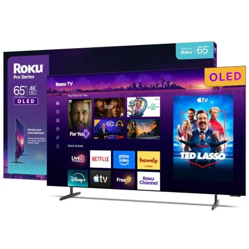Roku 65-Inch Pro Series Smart TV | 4K OLED 120Hz | 2026 RokuTV