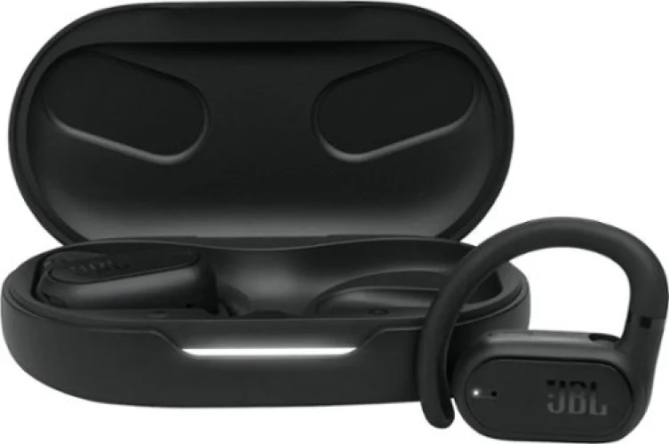 JBL SoundGear Sense Hybrid Open-Ear Headphones with Detachable Neckband - 2024 Model - Black