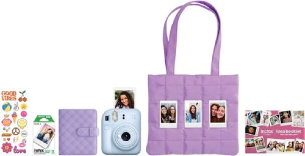Fujifilm instax mini 12 Bundle 2025 in Pastel Blue