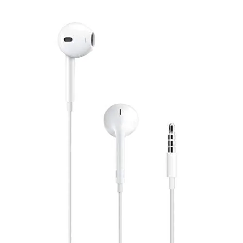 Apple EarPods In-Ear Earbuds with 3.5mm Headphone Plug, White