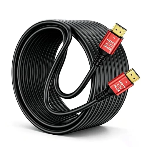 SROMGEE 4K HDMI Cable 30FT, in-Wall CL3 Rated HDMI 2.0 Cable 30 Foot 18Gbps