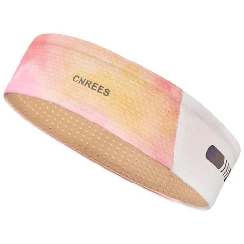 Cnrees Kids Sports Headbands for Girls and Boys Quick Dry Elastic Sweat Bands for Active Play