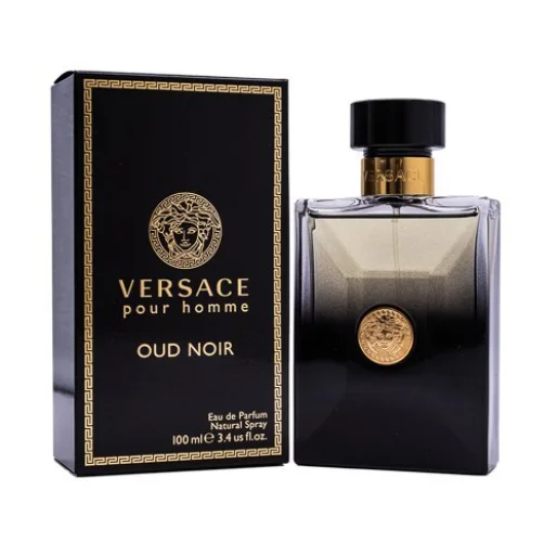 Versace Pour Homme Oud Noir 3.4 oz Eau de Parfum Cologne for Men New In Box
