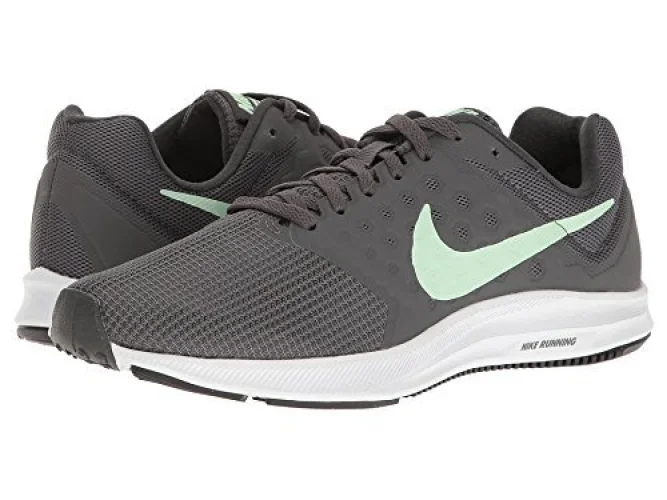 Nike Women's Downshifter 7 Running Shoes in Grey and Mint Size 5 Model Number 852466 003