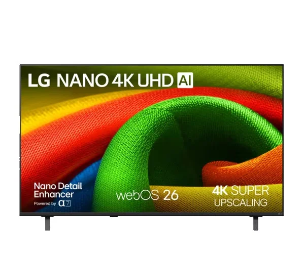 LG 55 Inch NU70 Series 4K UHD LED HDR10 Smart TV with webOS 26