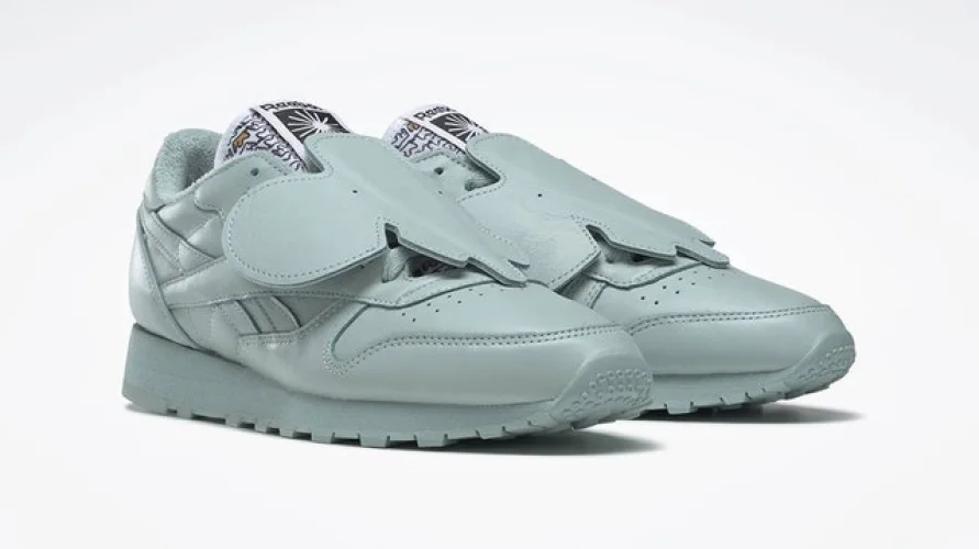 Reebok x EAMES CLASSIC Seaside Grey Fashion Shoes Size 6 GY6385