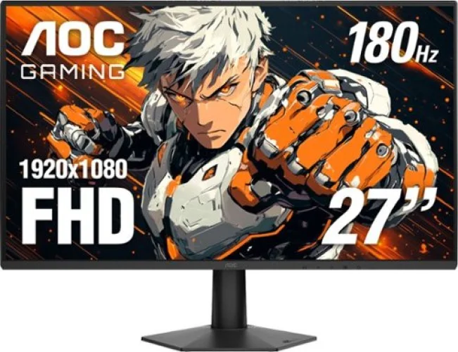 AOC 27G50F2 27-inch IPS Panel LED FHD G-Sync Compatible 180Hz Gaming Monitor in Black