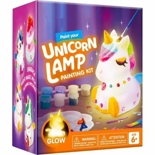 Joyfy Unicorn Painting Crafts Kit, DIY Unicorn Night Light Gift for Girls Ages 6 Years and Older